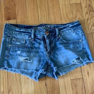 American eagle jean shorts